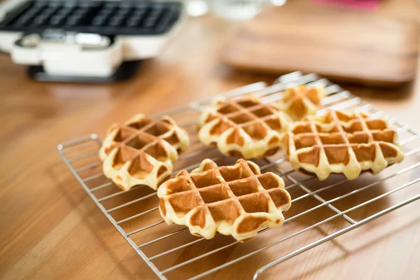 Sweet homemade waffles — Stock Photo, Image