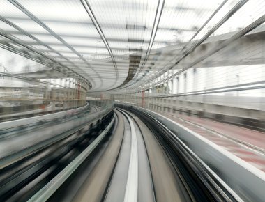 Tren hareket eden ışık iz