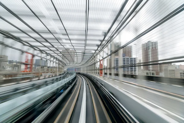 Tunnel a Tokyo offuscata come idea di velocità — Foto Stock