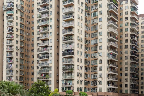 Edificio de apartamentos en Hong Kong —  Fotos de Stock