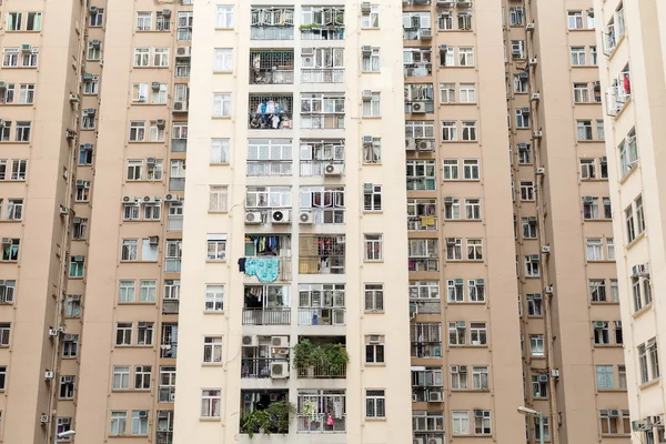 Lägenhetsbyggnad i hong kong — Stockfoto