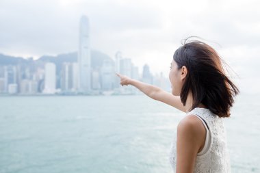 uzak Victoria harbor adlı arayan kadın 