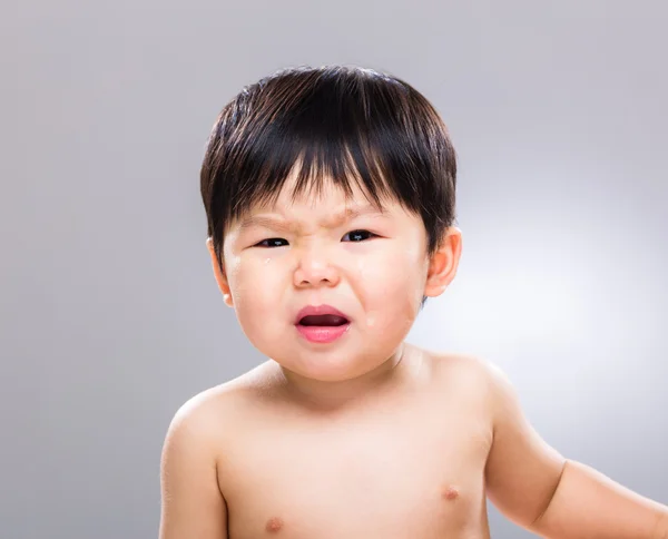 Lindo asiático bebé chico — Foto de Stock