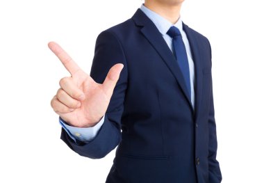 mavi elbiseli meçhul iş adamı