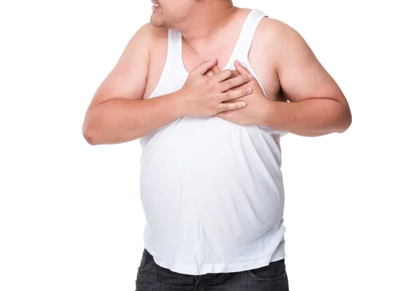 Man suffer from heart attack — Stock Photo, Image