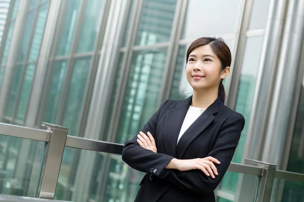 Young asian businesswoman in business suit — Stock Photo, Image