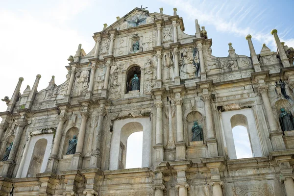 Ruínas Igreja de São Paulo na cidade de macau — Fotografia de Stock