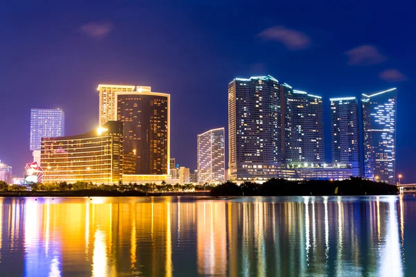 Macau stad bij nacht — Stockfoto