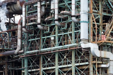 Endüstriyel kompleks yakın çekim