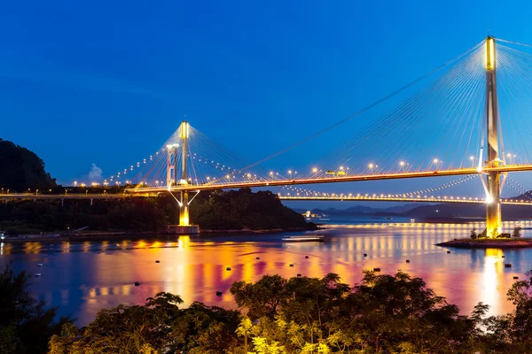 Suspension Bridge in Hong Kong — Stock Photo, Image