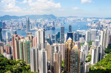 doğal Hong Kong cityscape