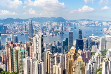 doğal Hong Kong cityscape