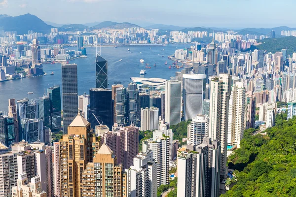风景秀丽的香港市容 — 图库照片