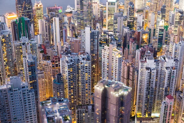 Çin 'deki Hong Kong şehri. — Stok fotoğraf