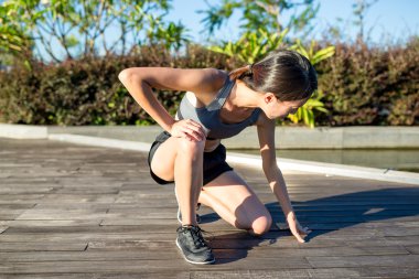 Kadın Parkı'nda yaralanma elde