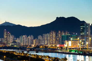 Geceleyin Hong Kong Şehri