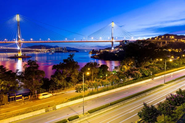 Hängebrücke in Hongkong — Stockfoto