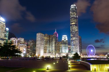 Geceleyin Hong Kong Şehri