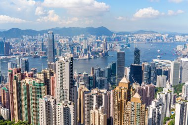 doğal Hong Kong cityscape