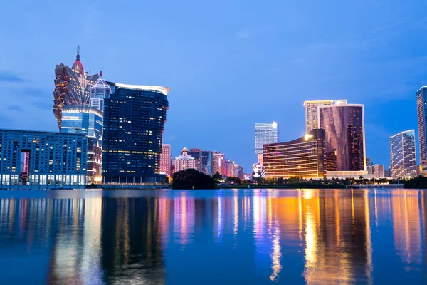 Macau cidade à noite — Fotografia de Stock