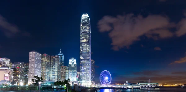 Hong Kong city at night — Stock Photo, Image