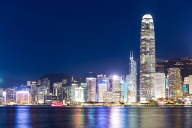 Geceleyin Hong Kong Şehri