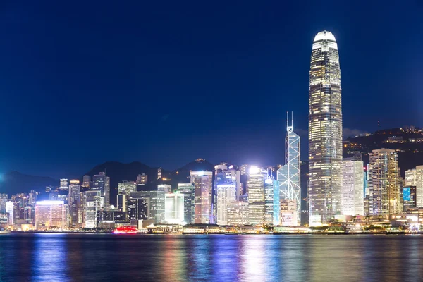 Hong kong cidade à noite — Fotografia de Stock