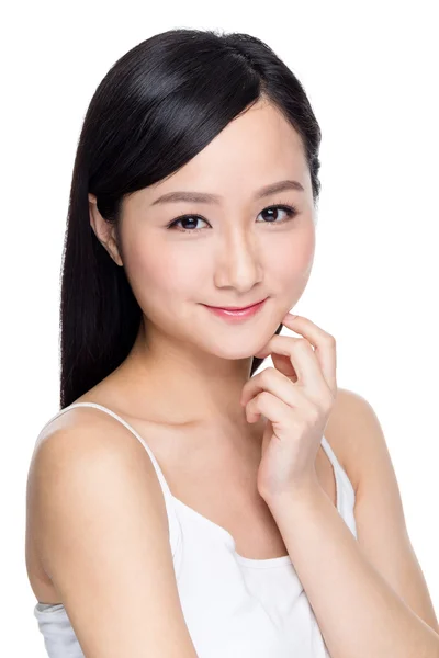 Asian beautiful woman with perfect skin — Stock Photo, Image