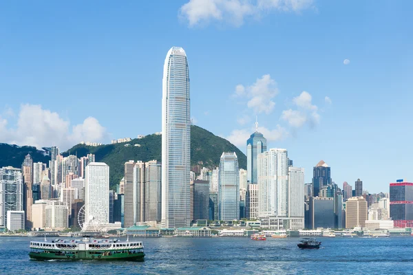 Landschaftlich reizvolles Hongkong-Stadtbild — Stockfoto