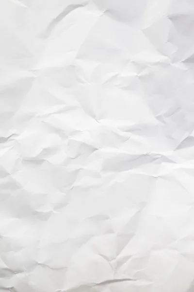 Зім'ятий білий аркуш паперу — стокове фото
