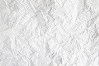 buruşuk beyaz kağıt levha