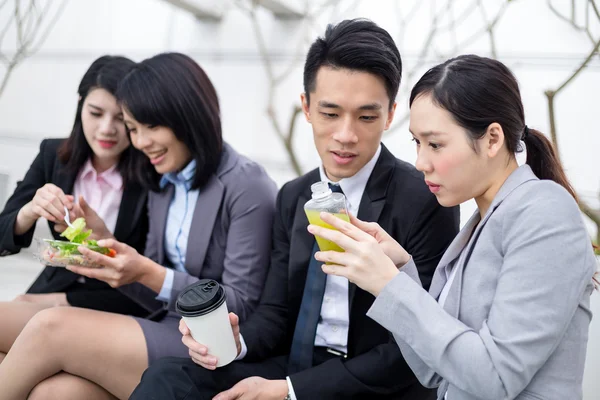 Group of asian young business people — Stock Photo, Image