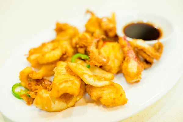 Fried squid dish — Stock Photo, Image