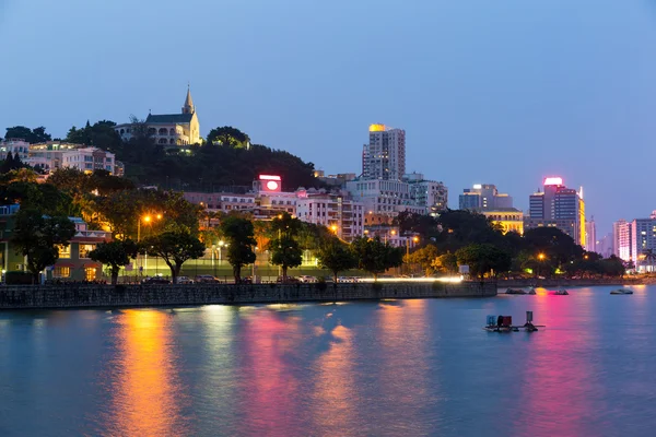 Macau city at night — Stock Photo, Image