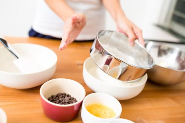 El yapımı kurabiye yakın çekim