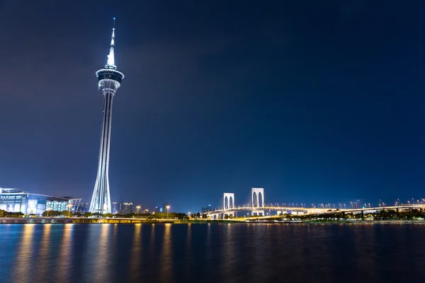 Skyline de Macao por la noche —  Fotos de Stock