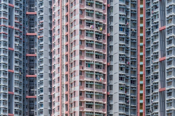 混雑した建物のコンパクトな生活 — ストック写真