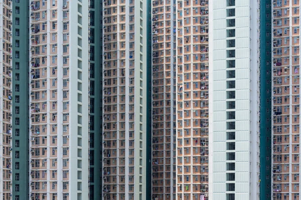Edificio de apartamentos en Hong Kong — Foto de Stock