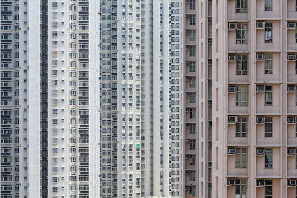 Exteriér budovy v Hong Kongu — Stock fotografie