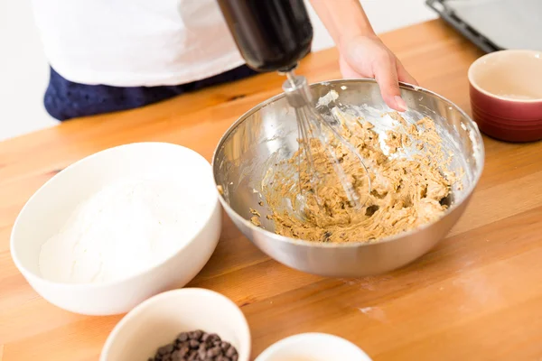 Ciasteczka czekoladowe domowej roboty w domu — Zdjęcie stockowe