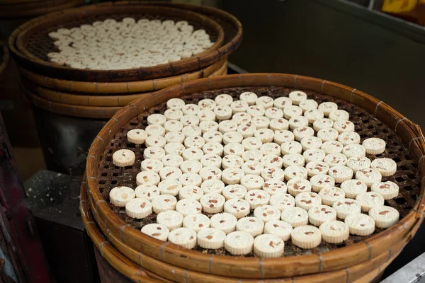 Söt mandel cookies — Stockfoto