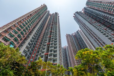 Bina gökyüzüne Hong Kong