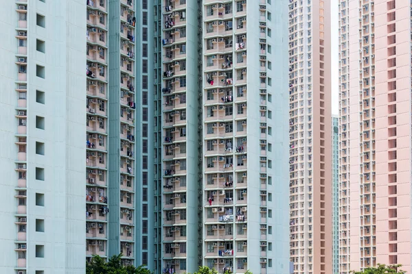 Hong Kong 'daki apartmanlar. — Stok fotoğraf