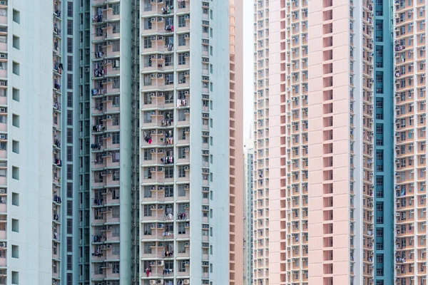 Buitenkant van residentiële gebouwen — Stockfoto