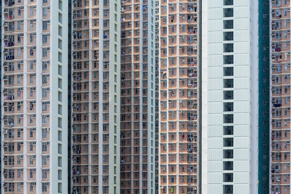 Residentiële gebouwen gevel — Stockfoto