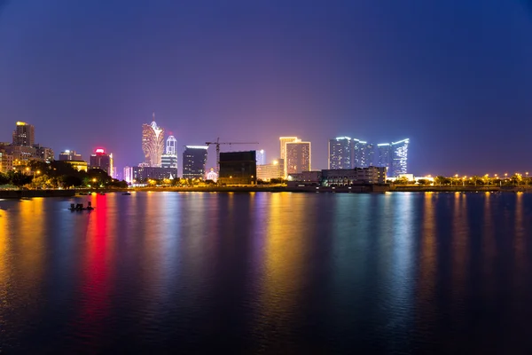 Macau-horisonten på natten — Stockfoto