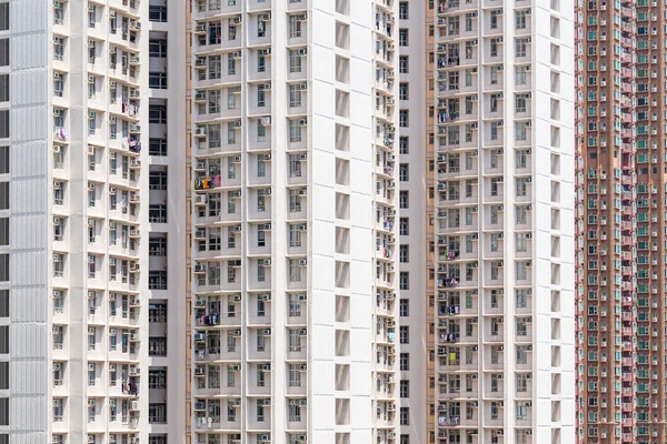 Fachada edifícios residenciais — Fotografia de Stock