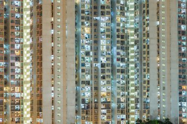 Bir daire bina cephe