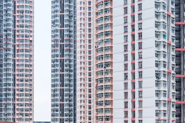 Fachada edifícios residenciais — Fotografia de Stock