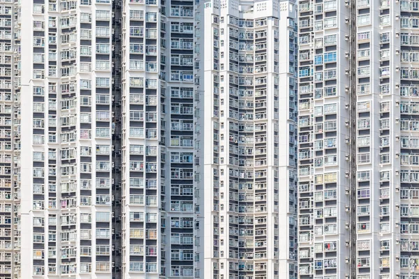 Fachada edifícios residenciais — Fotografia de Stock